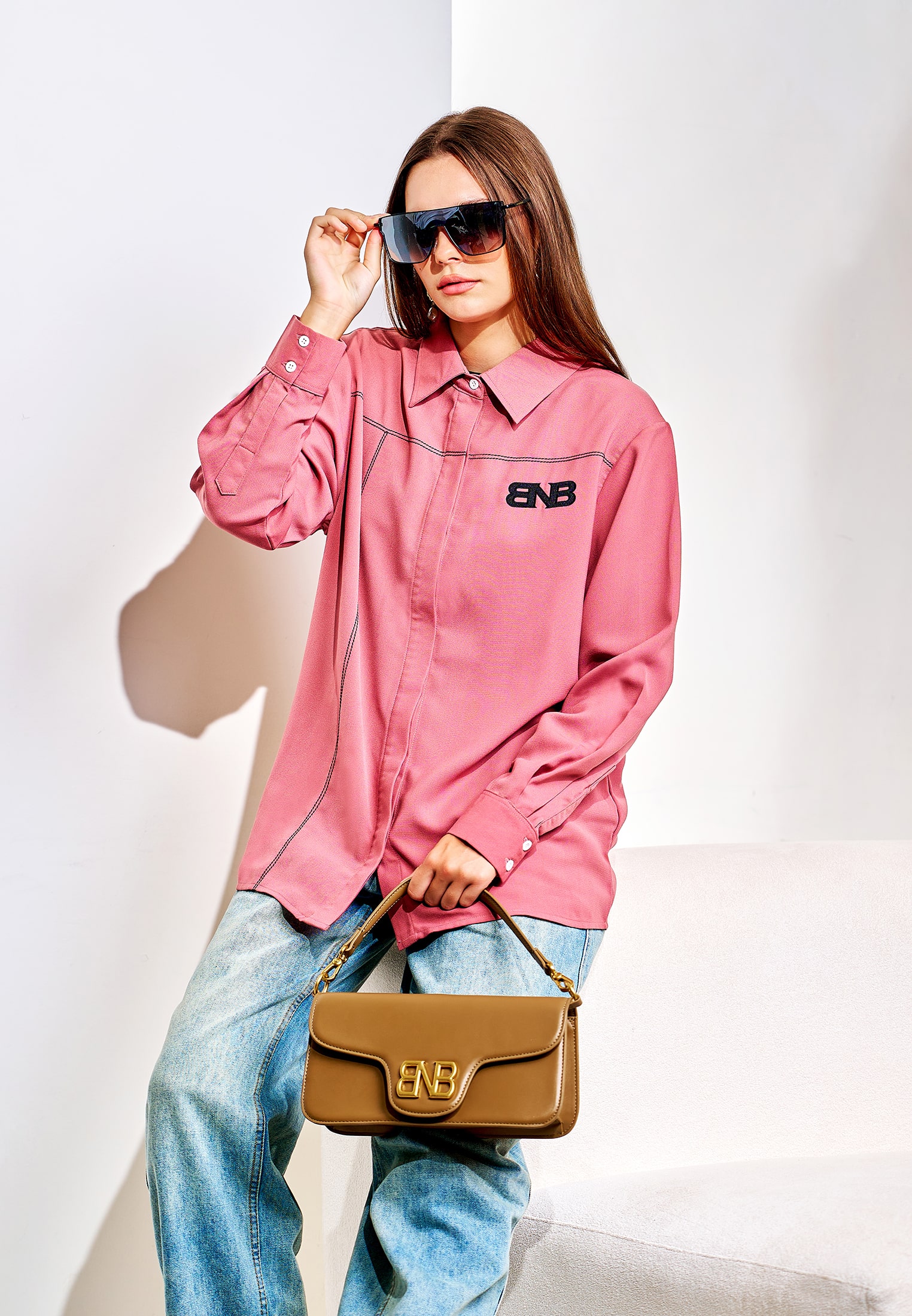 BNB ONEIDA TOP - ROSE