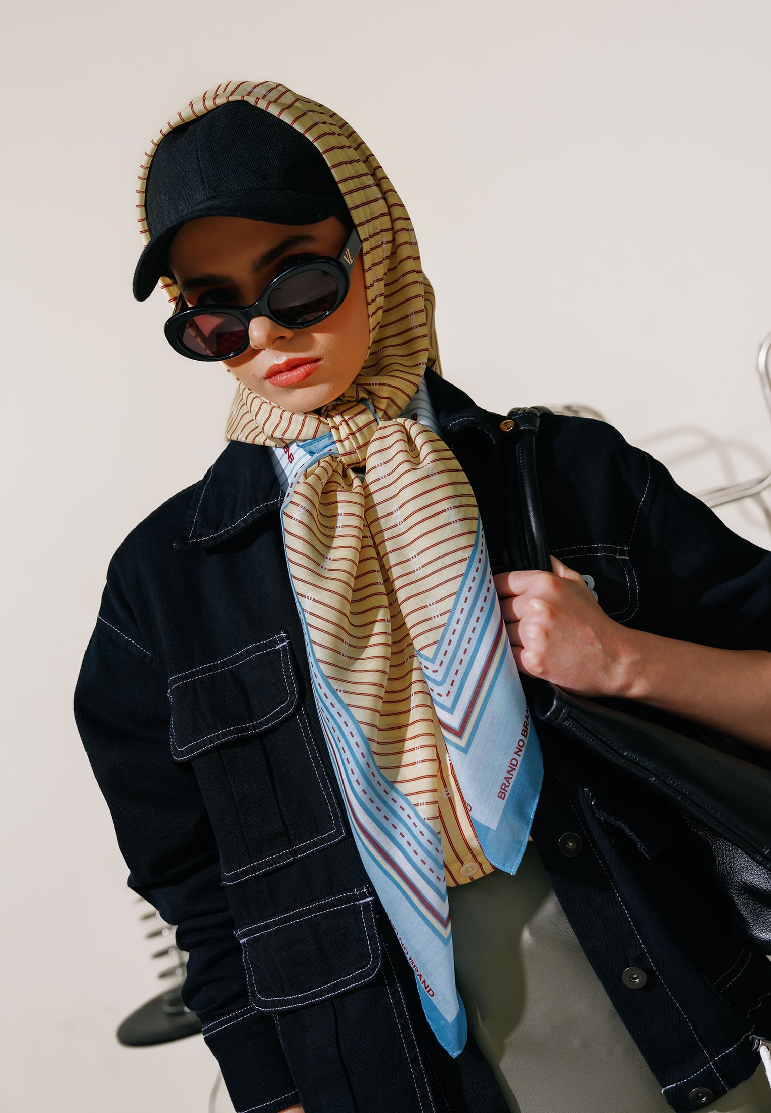 BNB YORKVELLE SCARF - LIGHT YELLOW