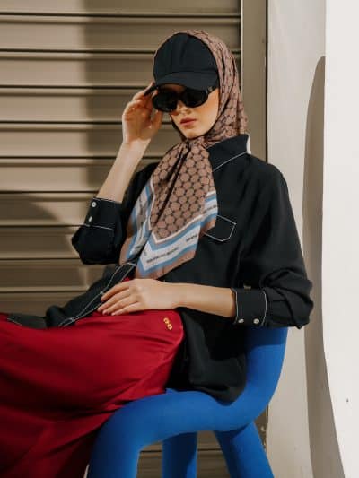 BNB YORKVELLE SCARF - CAMBRIDGE BROWN