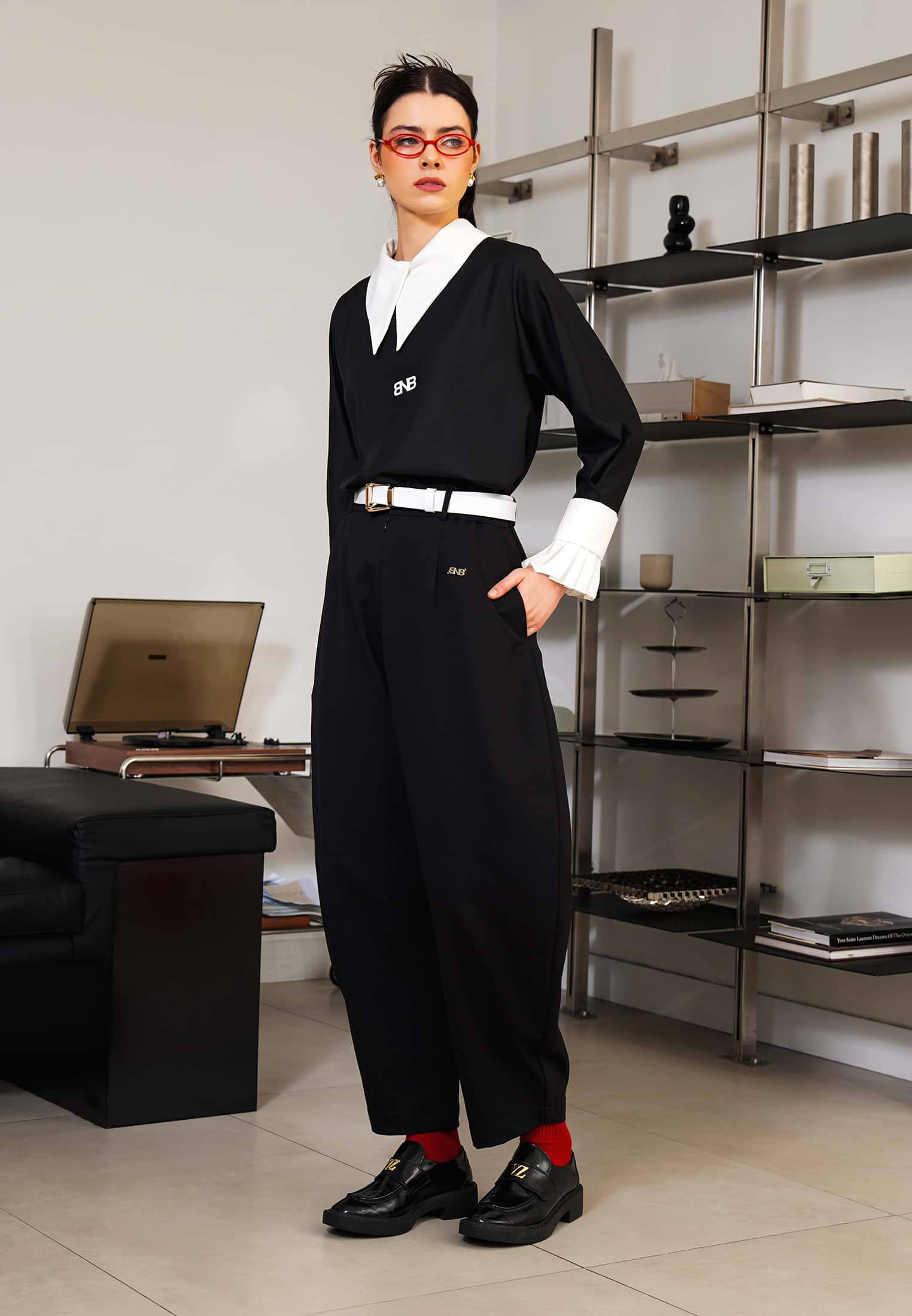 BNB Cortland Pants - Black - Image 4