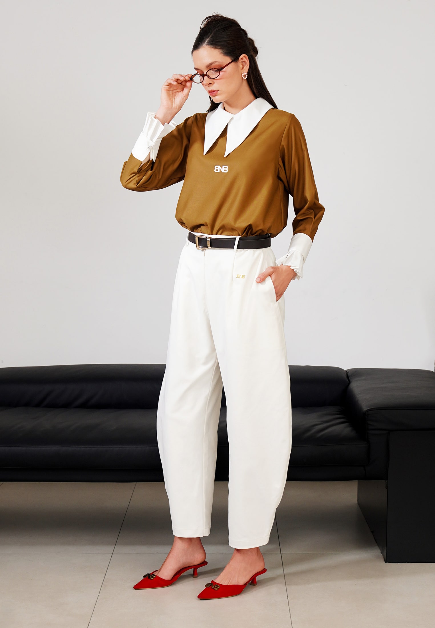 BNB Cortland Pants - Broken White - Image 4