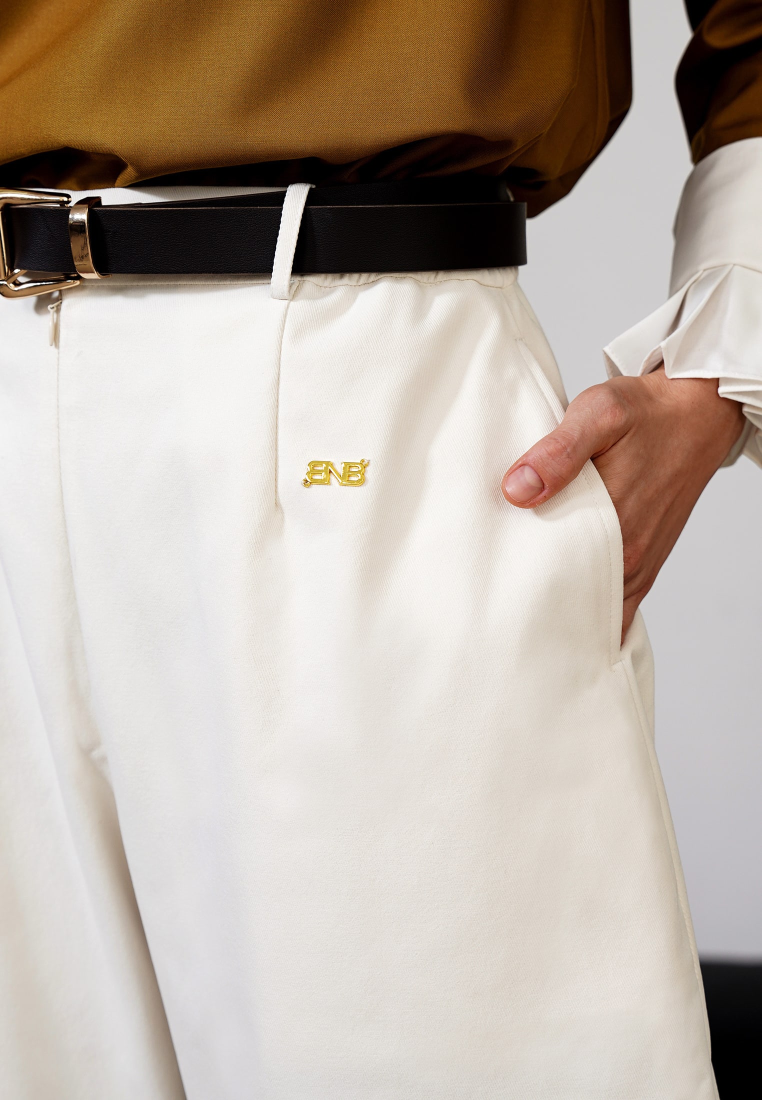 BNB Cortland Pants - Broken White - Image 5