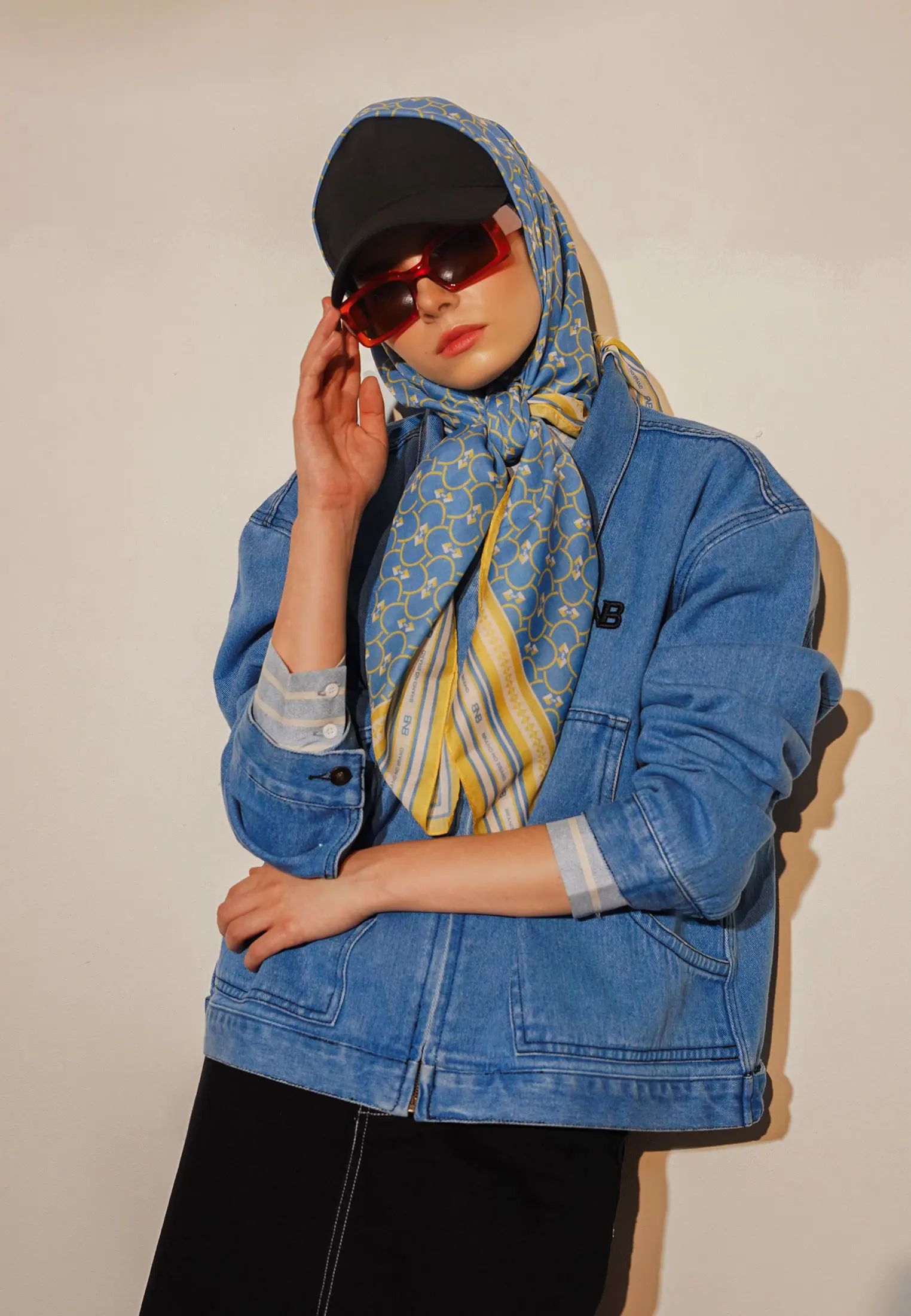 BNB Signaire Scarf - Pastel Blue