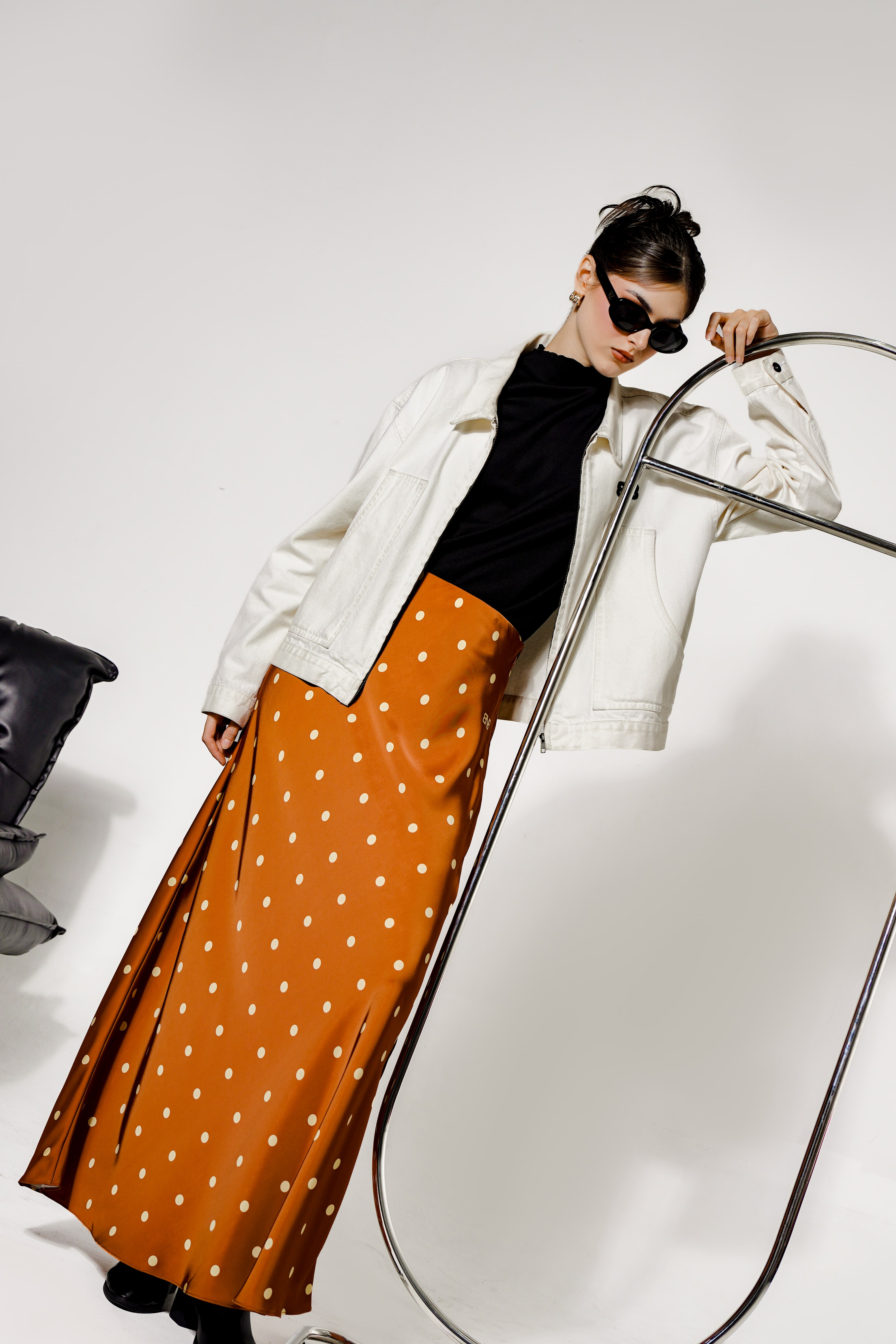 BNB Tottenville Skirt - Caramel - Image 5