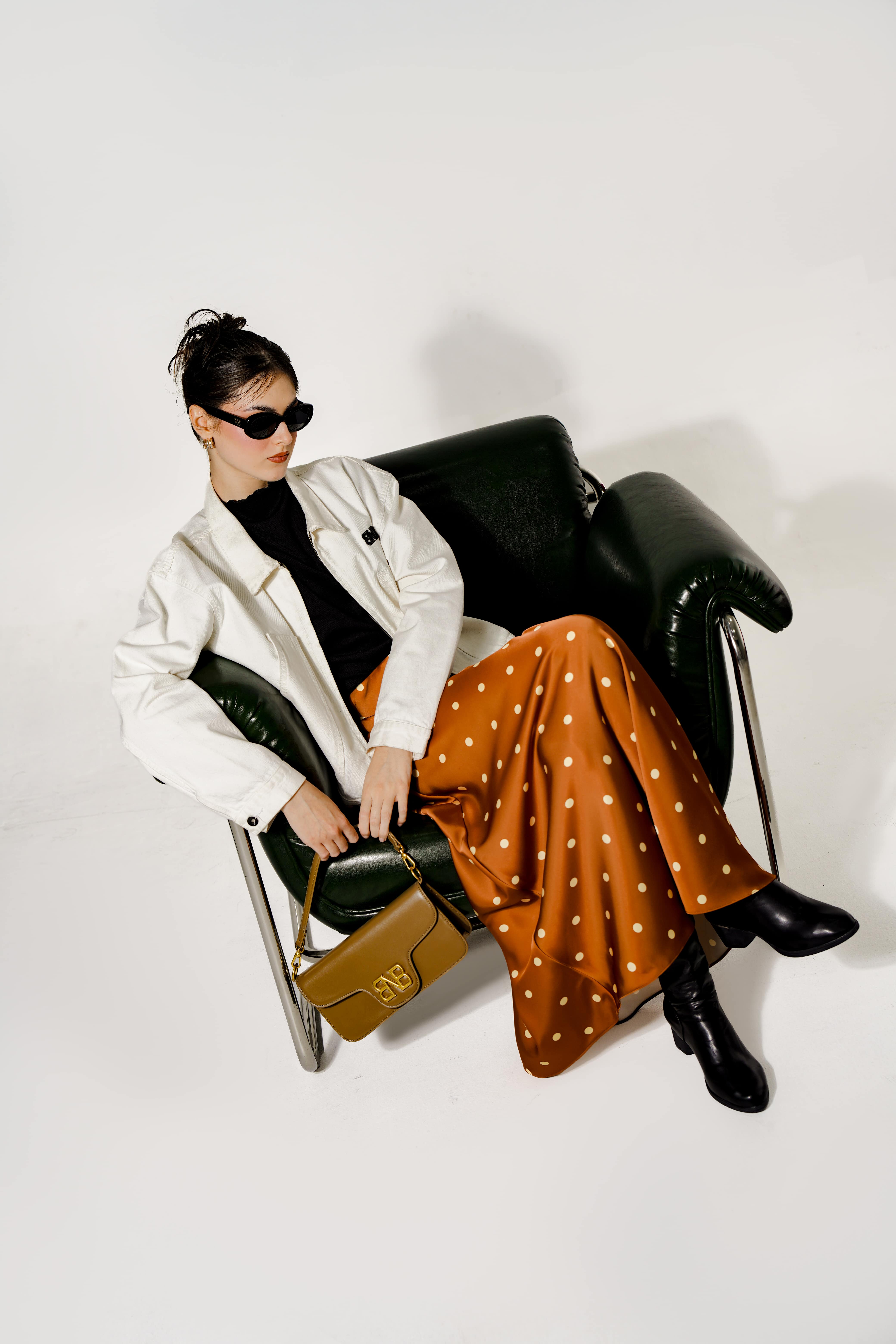 BNB Tottenville Skirt - Caramel - Image 7