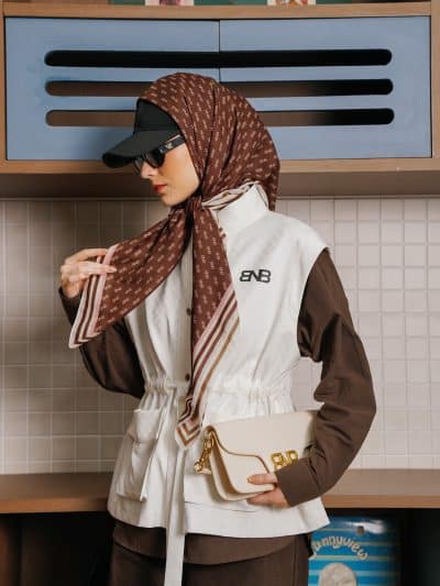BNB Carver Scarf - Brown